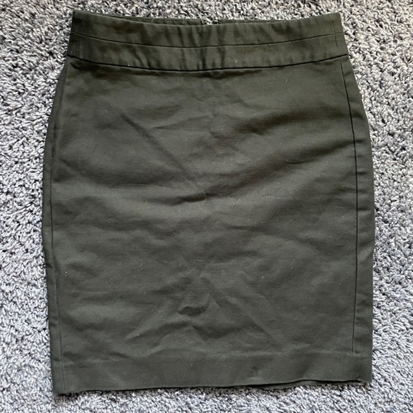 BANANA Republic Pencil Skirt Size 00 Petite Black Suit - Picture 1 of 7